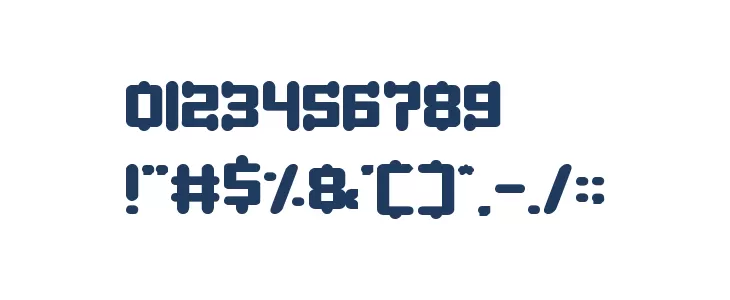 SPACE OBJECT Font OTHER CHARS