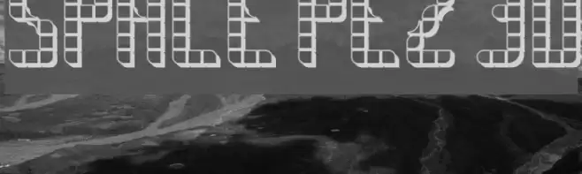 SPACE PEZ 3D Font examples