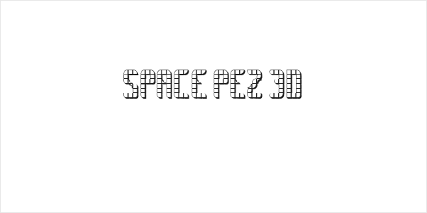 SPACE PEZ 3D Logo