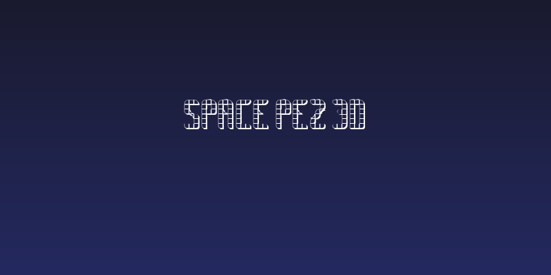 SPACE PEZ 3D Social Header