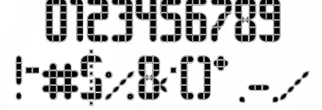 SPACE PEZ College Font OTHER CHARS