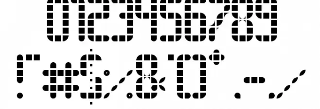 SPACE PEZ Regular Schriftart Anderer Schreiben