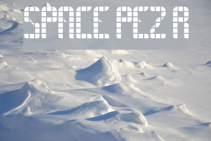 SPACE PEZ Regular Font examples