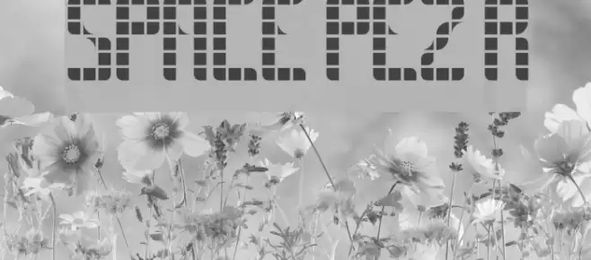 SPACE PEZ Regular Schriftart examples