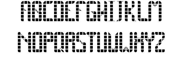 SPACE PEZ Regular Font LOWERCASE