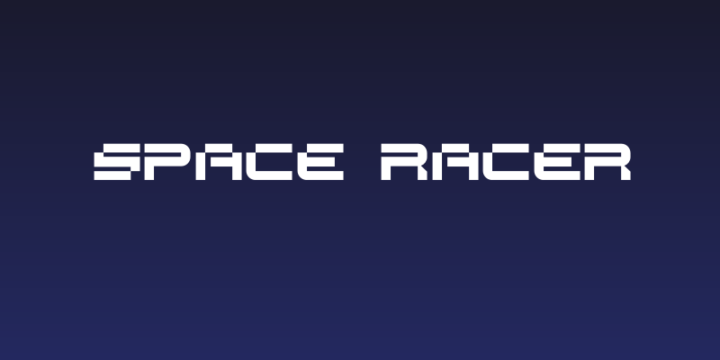 SPACE RACER Social Header