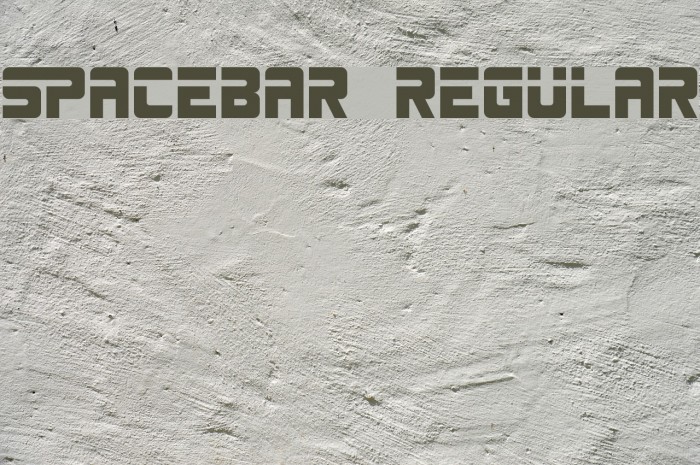 SPACEBAR Regular Example 2