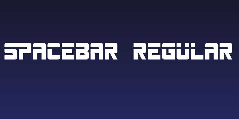 SPACEBAR Regular Social Header