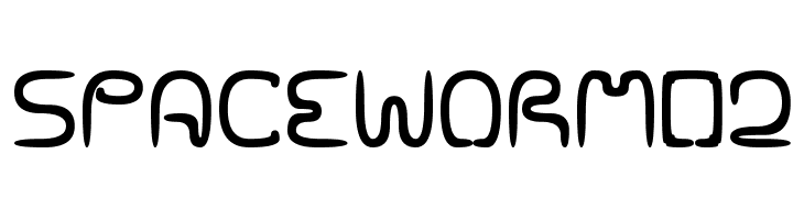 SPACEWORM02  Скачать бесплатные шрифты