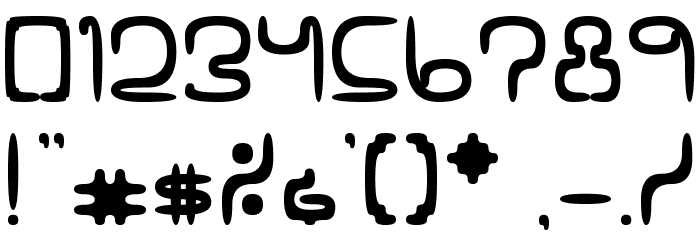 SPACEWORM02 Font OTHER CHARS