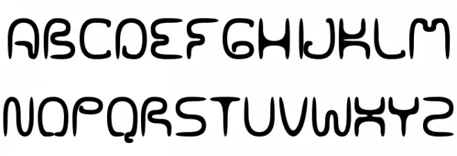 SPACEWORM02 字体 大写