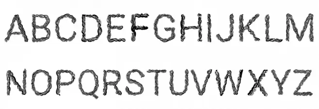 SPAGHETTISANSRegular Font Litere mari