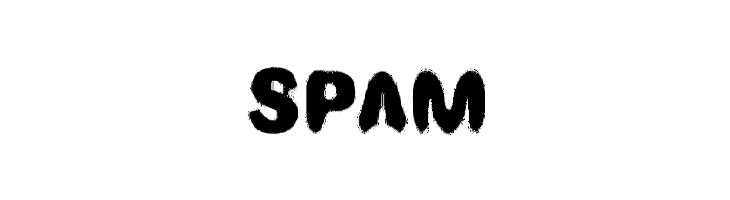 SPAM フォント