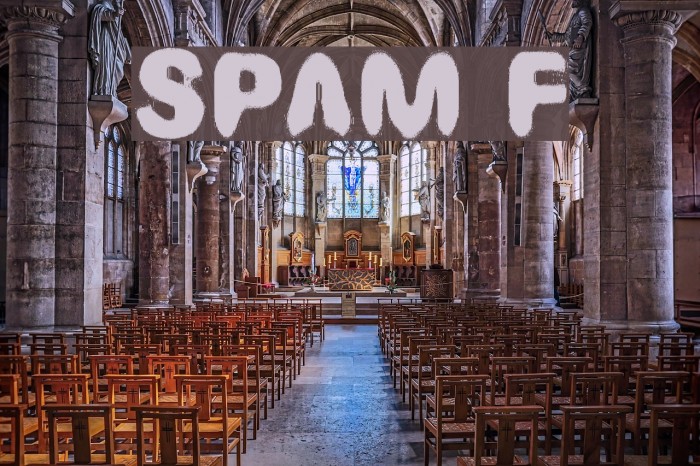 SPAM Font examples