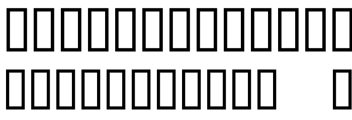 SPAM Font LOWERCASE