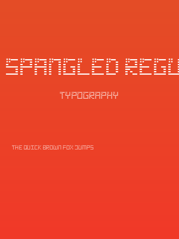 SPANGLED Regular Poster