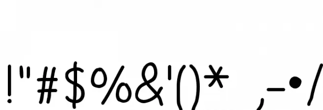 SPARKS MADE US Font OTHER CHARS