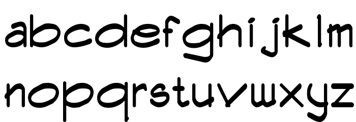 SPHAND Normal Font LOWERCASE