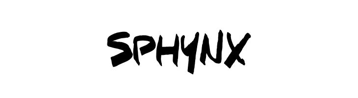 SPHYNX  les polices de caractères gratuit tlcharger