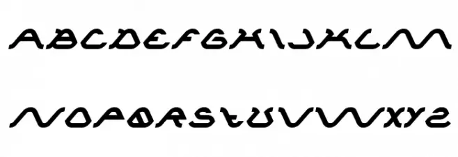 SPIDER Bold Italic फ़ॉन्ट अपरकेस