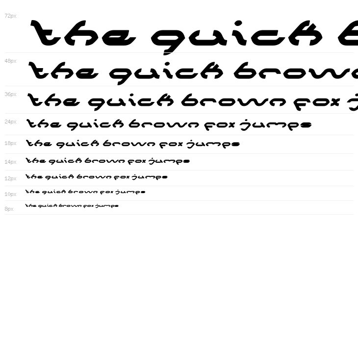 SPIDER Bold Italic Waterfall