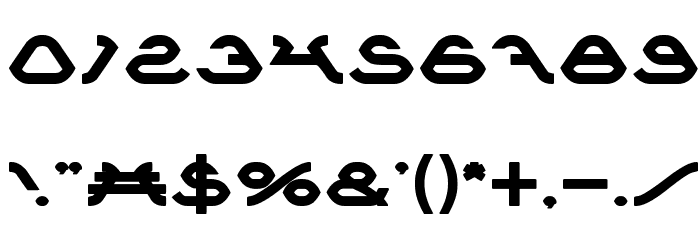 SPIDER Bold Font OTHER CHARS