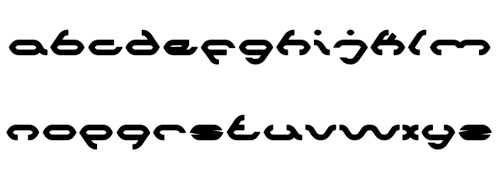 SPIDER Bold Font LOWERCASE