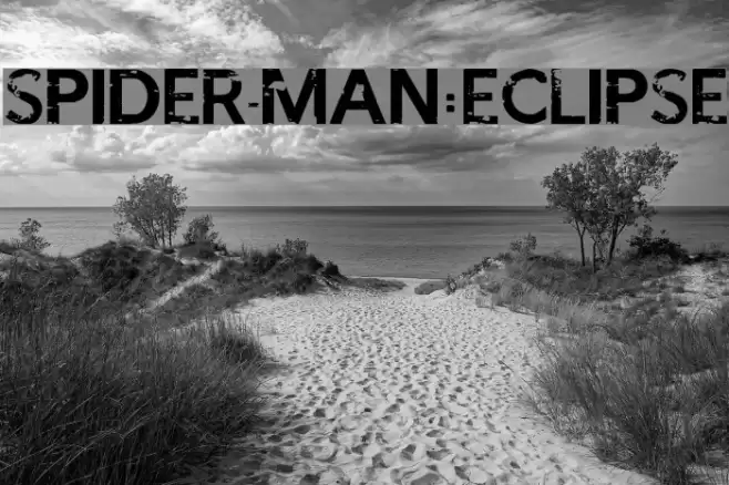 SPIDER-MAN:ECLIPSE フォント examples