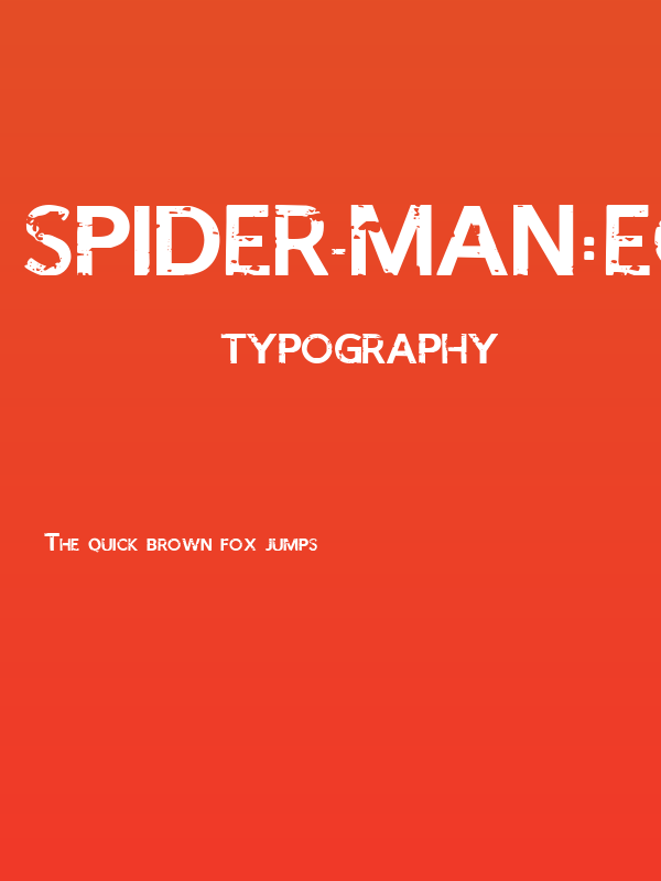 SPIDER-MAN:ECLIPSE Poster