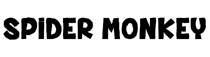 SPIDER MONKEY  font caratteri gratis