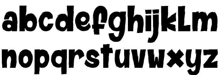 SPIDER MONKEY Font LOWERCASE