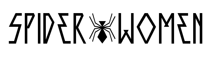 SPIDER-WOMEN  Free Fonts Download