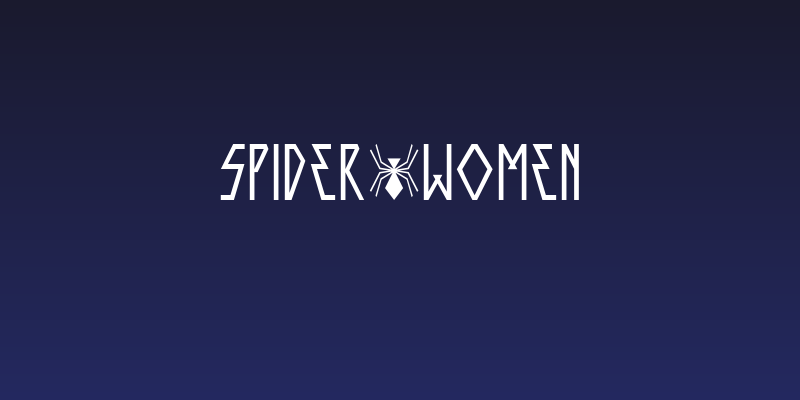 SPIDER-WOMEN Social Header
