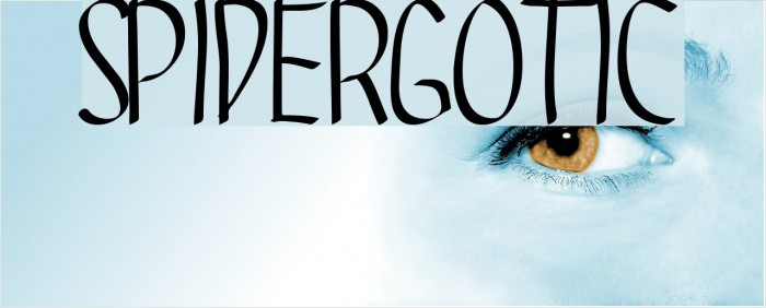 SPIDERGOTIC Font examples