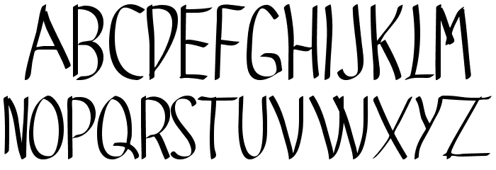 SPIDERGOTIC Font LOWERCASE