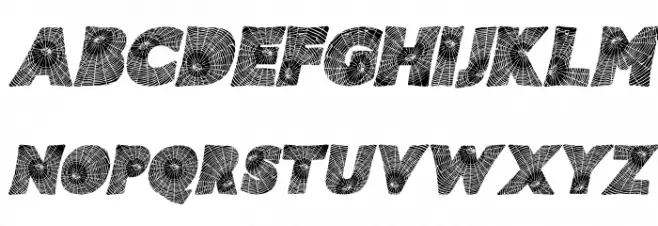 SPIDERWEB ITALIC PERSONAL USE Bold Italic Fonte MAIÚSCULAS