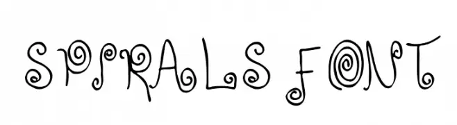 SPIRALS FONT  تنزيل الخطوط