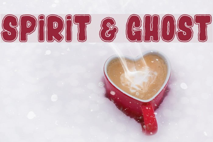SPIRIT & GHOST Font examples