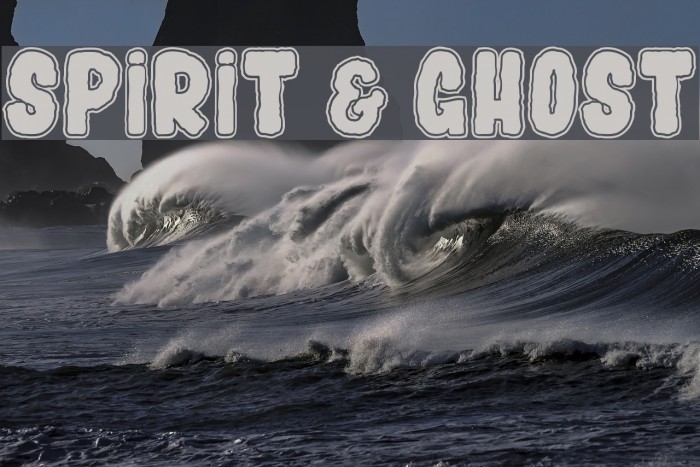 SPIRIT & GHOST Font examples