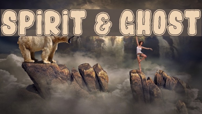 SPIRIT & GHOST Font examples