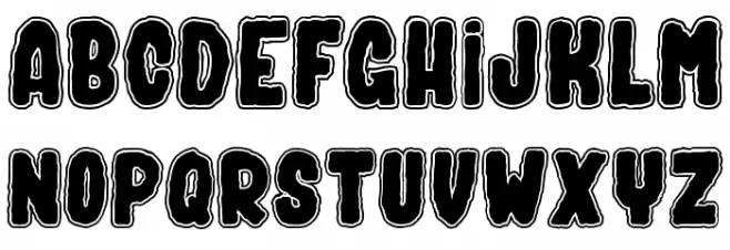 SPIRIT & GHOST Schriftart Kleinbuchstaben