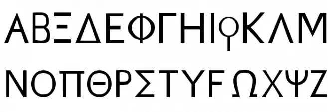 SPIonic Font Litere mari