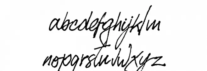 SPLATTED PERSONAL USE Regular Font LOWERCASE