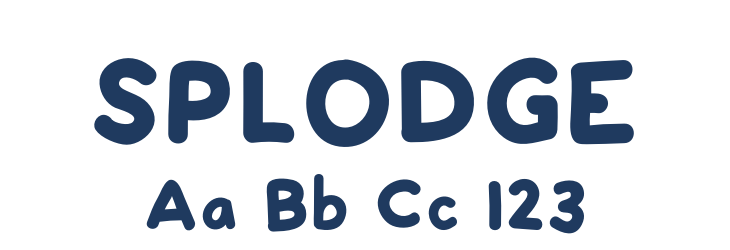 SPLODGE Font Preview