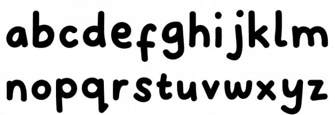 SPLODGE Font Litere mici