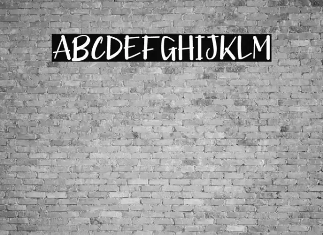 SPONGECAKE फ़ॉन्ट examples