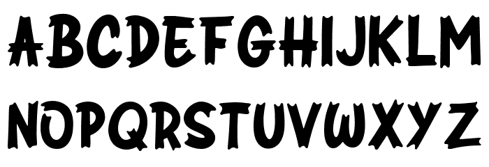 SPOOKY BLUEST Font OTHER CHARS