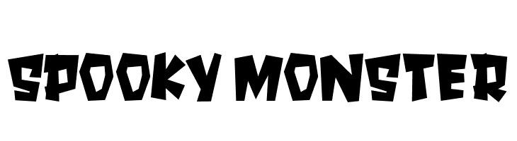 SPOOKY MONSTER  フリーフォントのダウンロード