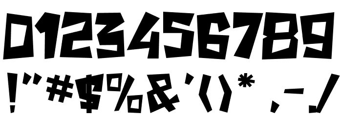 SPOOKY MONSTER Font OTHER CHARS