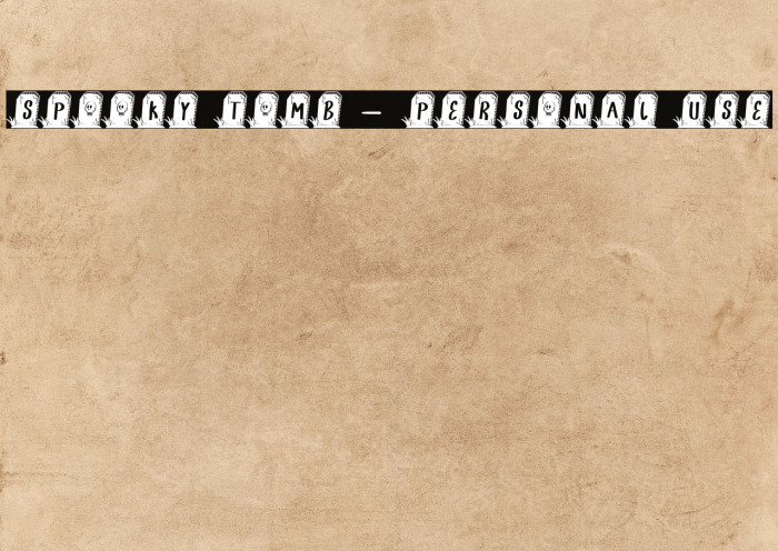 SPOOKY TOMB - Personal Use Example 1